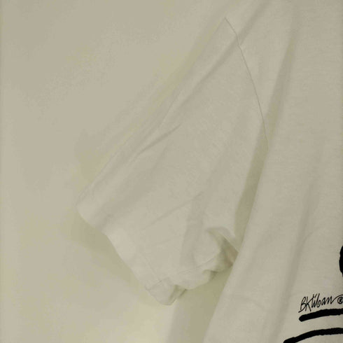 クレイジーシャツ CRAZY SHIRTS 80-90S USA製 CAT PRINT TEE キャラクター プリント S/S Tシャツ メンズ import:M