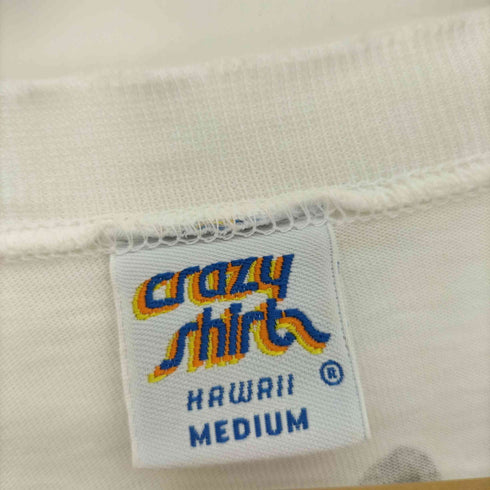 クレイジーシャツ CRAZY SHIRTS 80-90S USA製 CAT PRINT TEE キャラクター プリント S/S Tシャツ メンズ import:M