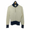 attractions HALF ZIP MOTORCYCLE SWEAT WALDES製扇形ジッパー メンズ US:38
