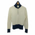 attractions HALF ZIP MOTORCYCLE SWEAT WALDES製扇形ジッパー メンズ US:38