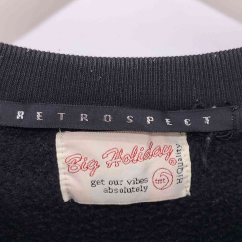 ティーエムティー TMT ×retrospect ラグランスリーブ フロントロゴクルーネックスウェット メンズ JPN:XL
