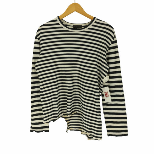コムデギャルソンオムプリュス COMME des GARCONS HOMME PLUS AD2015 16SS 変形 カッティング ボーダー カットソー メンズ JPN:M