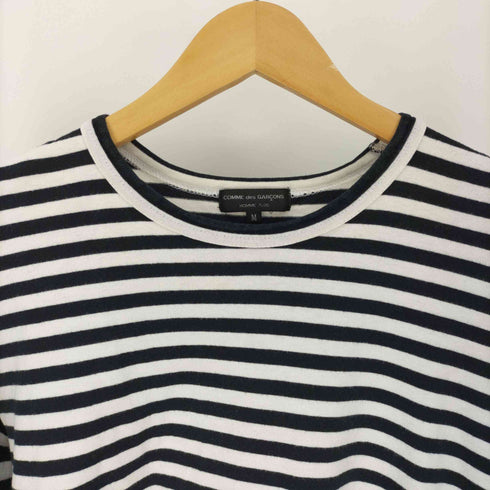 コムデギャルソンオムプリュス COMME des GARCONS HOMME PLUS AD2015 16SS 変形 カッティング ボーダー カットソー メンズ JPN:M
