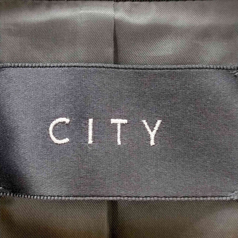 シティー CITY ベルテッド ダブルテーラードジャケット レディース JPN:1