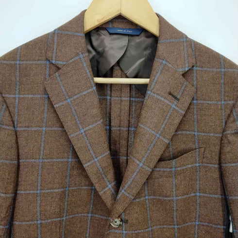 ブルックスブラザーズ BROOKS BROTHERS 1818SERIES イタリア製 ウール混 シングル 2Bテーラードジャケット メンズ UK:36