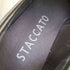 スタッカート STACCATO ビジュー ストーン装飾 シルバー 厚底スリッポン レディース JPN:22.5
