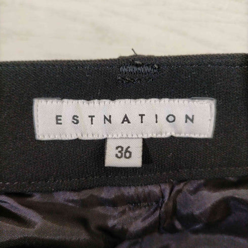 エストネーション ESTNATION ポリタックワイドパンツ レディース JPN:36