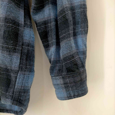 SCHMIDT WORKWEAR 90S フランネル オンブレチェックシャツ メンズ import:L