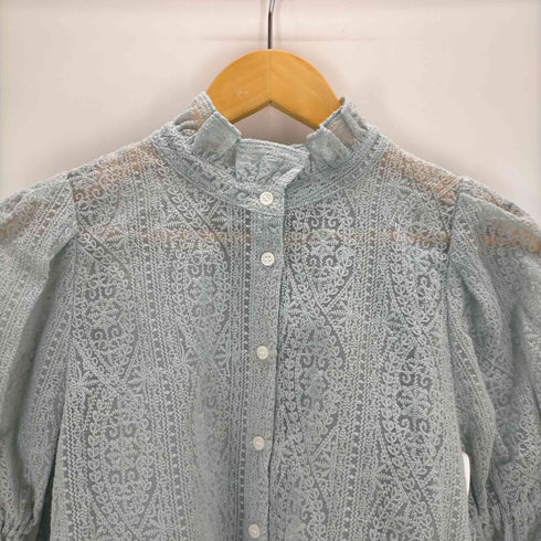 リリーブラウン Lily Brown 23ss 刺繍ボウタイブラウス レディース ONE SIZE