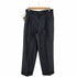 コムデギャルソンオムドゥ COMME des GARCONS HOMME DEUX AD1991 シャドーストライプウールギャバ 2タックセンタープレスワイドスラックス メンズ JPN:L