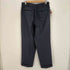 コムデギャルソンオムドゥ COMME des GARCONS HOMME DEUX AD1991 シャドーストライプウールギャバ 2タックセンタープレスワイドスラックス メンズ JPN:L
