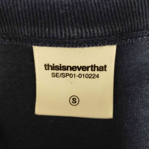 ディスイズネバーザット thisisneverthat クルーネックプリント ロングスリーブTシャツ メンズ import:S