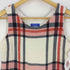 ブルーレーベルクレストブリッジ BLUE LABEL CRESTBRIDGE チェック ノースリーブワンピース レディース 36