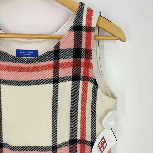 ブルーレーベルクレストブリッジ BLUE LABEL CRESTBRIDGE チェック ノースリーブワンピース レディース 36
