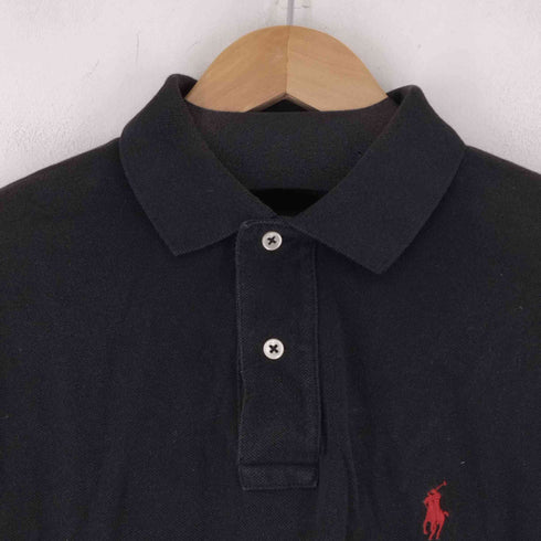 ポロバイラルフローレン Polo by RALPH LAUREN 90-00s スモールポニー刺繍 コットンポロシャツ メンズ import:S