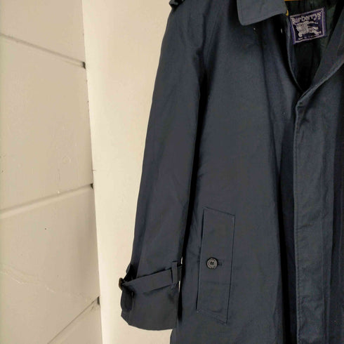 バーバリーズ BURBERRYS MADE IN ENGLAND チェックライナー付きステンカラーコート メンズ 46SHORT