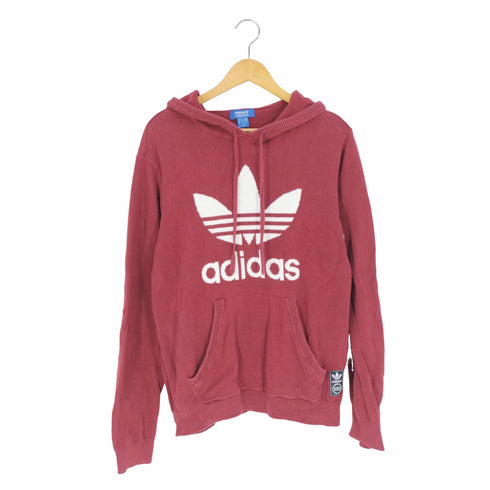 アディダス adidas KNIT TREFOIL HOODIE ニット トレフォイル フーディー プルオーバーパーカー メンズ import:M