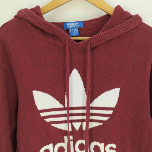 アディダス adidas KNIT TREFOIL HOODIE ニット トレフォイル フーディー プルオーバーパーカー メンズ import:M
