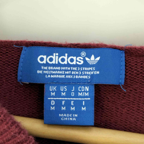 アディダス adidas KNIT TREFOIL HOODIE ニット トレフォイル フーディー プルオーバーパーカー メンズ import:M