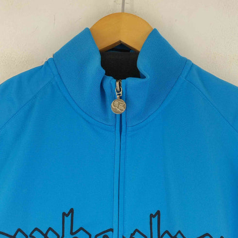 クイックシルバー Quiksilver 00s フロントビッグロゴ サイドライン ハイネックバイカラートラックジャケット メンズ import:L