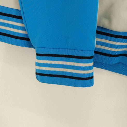 クイックシルバー Quiksilver 00s フロントビッグロゴ サイドライン ハイネックバイカラートラックジャケット メンズ import:L