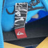 クイックシルバー Quiksilver 00s フロントビッグロゴ サイドライン ハイネックバイカラートラックジャケット メンズ import:L