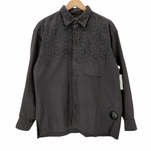 イッセイミヤケ ISSEY MIYAKE 03AW L/S 丸模様レギュラーカラーシャツ メンズ JPN:2