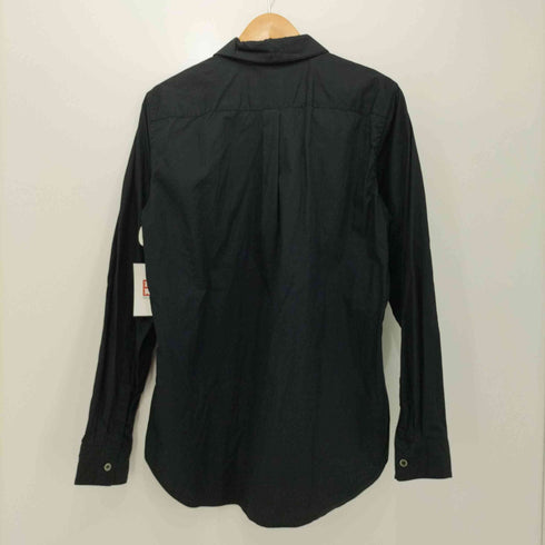 ブラックコムデギャルソン BLACK COMME des GARCONS 2020AW 丸襟 長袖シャツ コットン ラウンドカラーシャツ レディース JPN:L