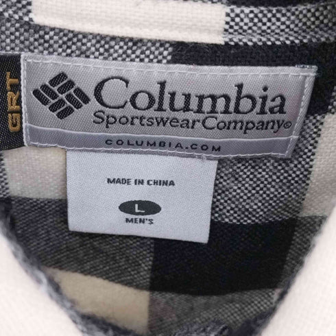 コロンビア Columbia GRT フラップポケット ウールチェックフランネルシャツ メンズ import:L