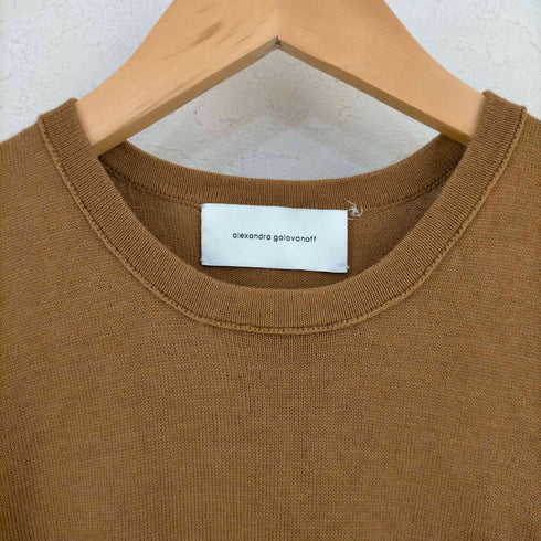 alexandra golovano ff シルク混 ニットベスト レディース JPN:XS
