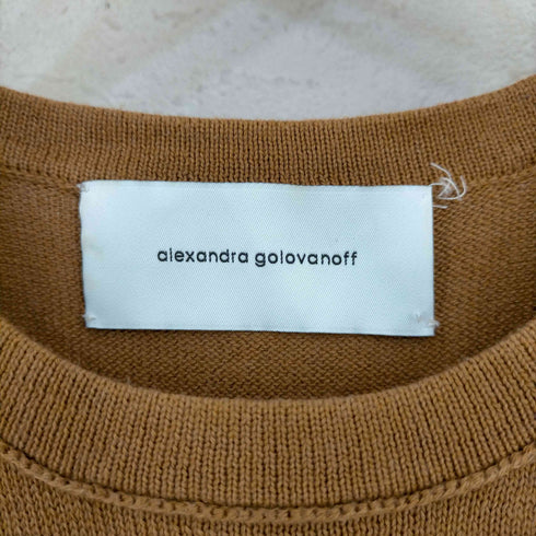 alexandra golovano ff シルク混 ニットベスト レディース JPN:XS