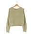 CALNAMUR ラメシャギーVネックトップス レディース FREE
