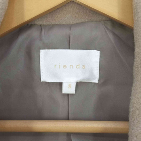 リエンダ rienda ウールMIXチェスターコート レディース JPN:S