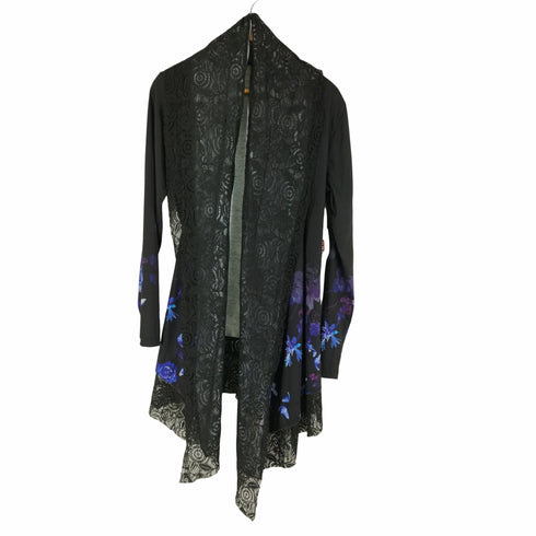- CIVARIZE レースバラ柄カーディガン メンズ 44