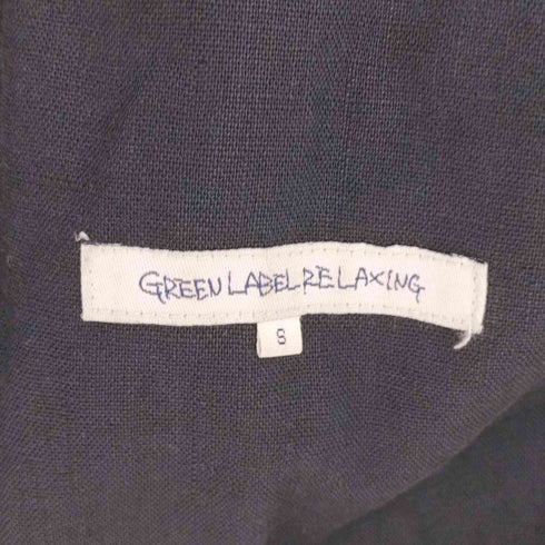 グリーンレーベルリラクシング GREEN LABEL RELAXING リネン100 2Bテーラードジャケット メンズ FREE