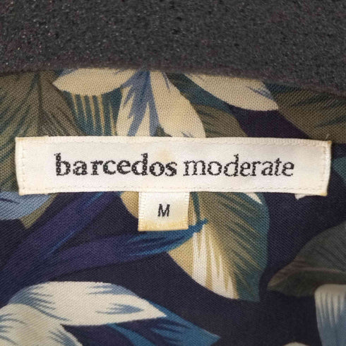 バルセドス モデラート barcedos moderate レーヨン100 オープンカラーアロハシャツ メンズ JPN:M