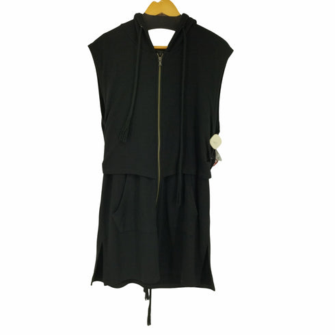 ジージーディー GGD レースアップロング丈ノースリーブパーカー メンズ FREE