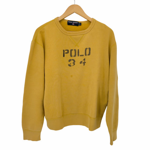 ポロスポーツラルフローレン POLO SPORT RALPH LAUREN 2段ステンシルプリントVガゼットクルーネックスウェット メンズ import:M