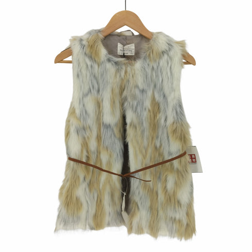 ザラ ZARA フェイク ファー ベスト レディース 13/14