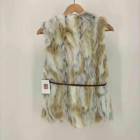 ザラ ZARA フェイク ファー ベスト レディース 13/14