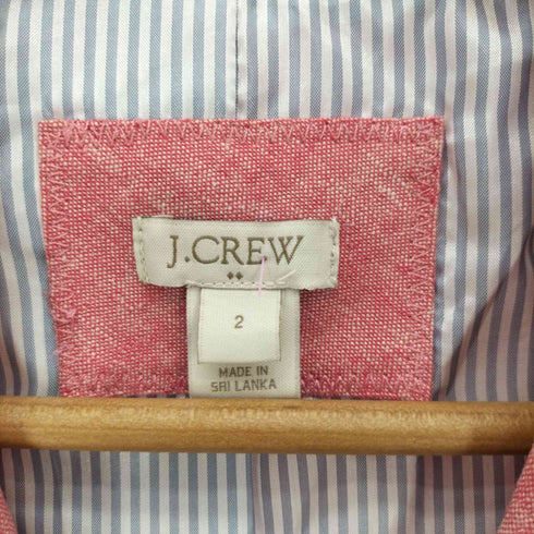 ジェイクルー J.CREW リネン混 テーラード ジャケット レディース JPN:2