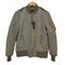 ウェアラバウツ WHEREABOUTS W-72012 MA-1 フライトジャケット メンズ JPN:48
