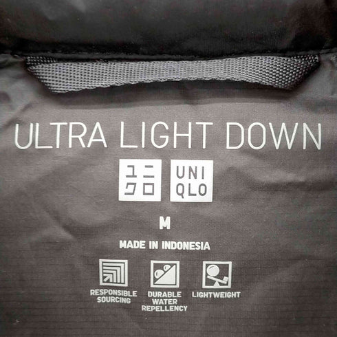 ユニクロ UNIQLO ウルトラライトダウンベスト メンズ JPN:M