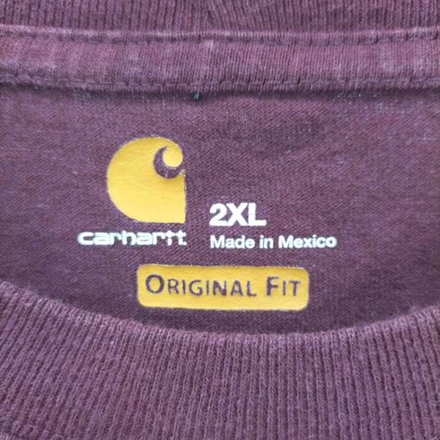 カーハート Carhartt ORIGINAL FIT 袖プリント ロングTシャツ メンズ 2XL