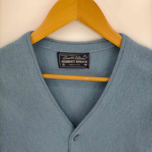 アーノルドパーマー Arnold Palmer 80s USA製 ROBERT BRUCE ウールカーディガン メンズ import:M