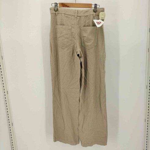 ザラ ZARA リネン ブレンド ストレート レッグ パンツ レディース JPN:M