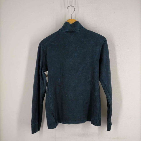 ラルフローレンパープルレーベル RALPH LAUREN PURPLE LABEL シルク55% ポニー刺しゅうハーフジップカットソー メンズ JPN:S