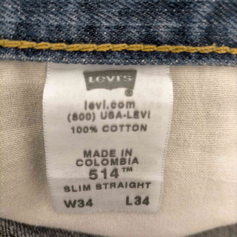 リーバイス Levis 514 ブリーチ加工デニムパンツ メンズ W34L34