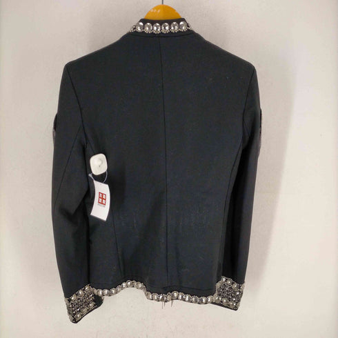 シルバー装飾 ボタンレスジャケット メンズ JPN:XL