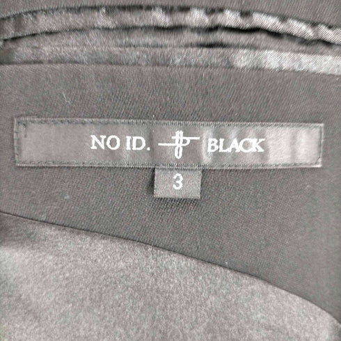 ノーアイディー ブラック NO ID.BLACK バックジップボンテージロングジャケット メンズ JPN:3